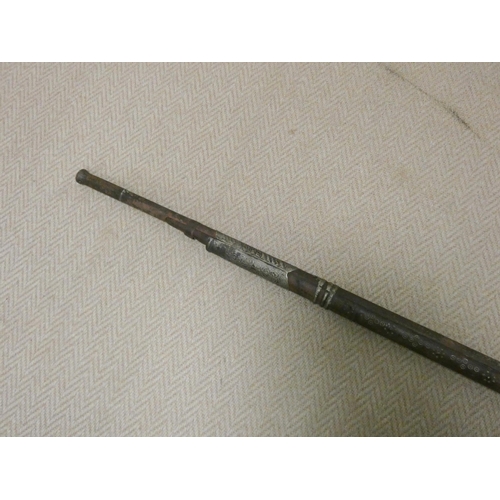 369 - An old antique Turkish musket, 62