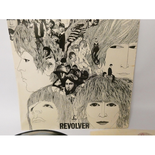 230 - The Beatles Revolver LP- Parlophone XEX 6061-1 Black & Yellow Parlophone label,  a rare Indian first... 