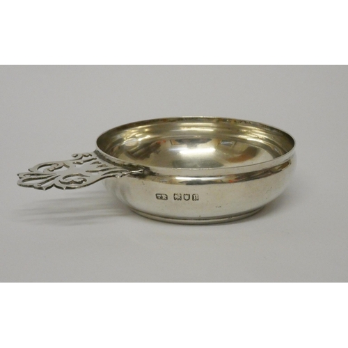 627 - A hallmarked silver porringer, Theodore Rossi London 1910, 3 oz troy