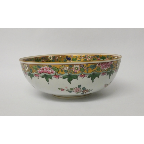 244 - A Chinese Famille Rose fruit bowl