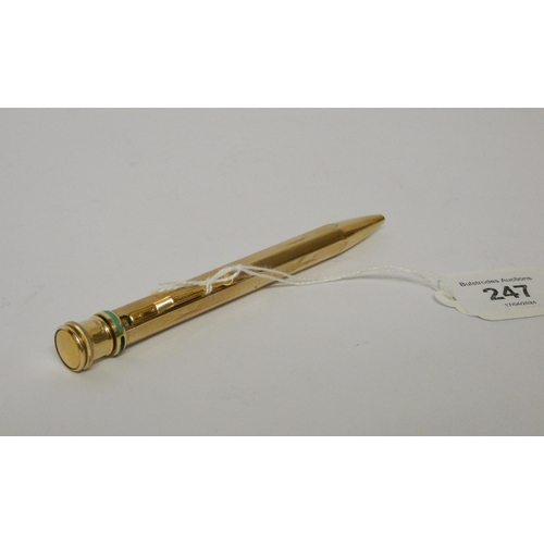 247 - Vintage gold plated ballpoint four colour pen