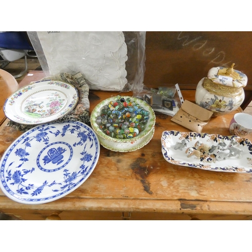 290 - Disney china animals, plates, marbles and other collectables