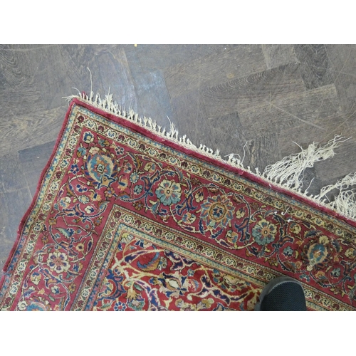 113C - Red and pattern fine pile Persian rug 6' 10