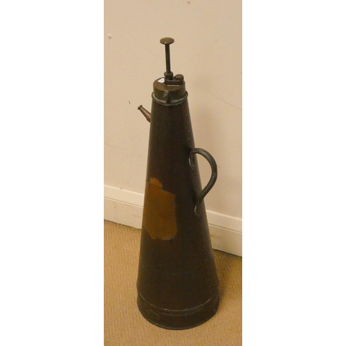 165 - An early 20th century copper fire extinguisher