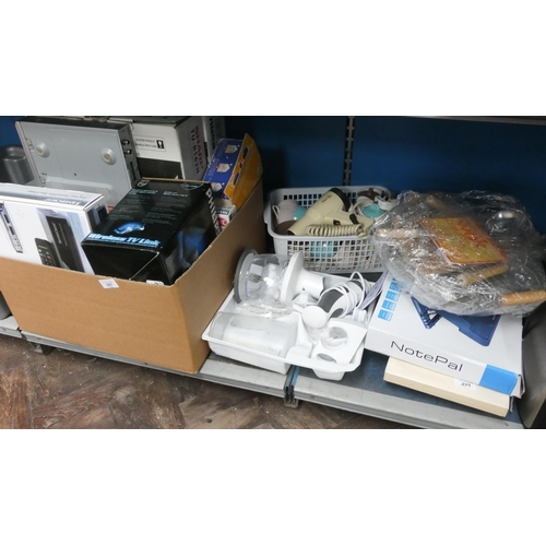 367 - A large quantity of assorted electrical items, some new and some used