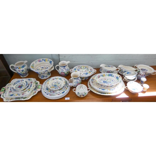 39 - A quantity of Mason's ironstone  Strathmore pattern floral decorated dinnerware and other odd pieces