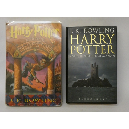 657 - J K Rowling. Harry Potter and the Prisoner of Azkaban & Harry Potter & The Sorcerers Stone Advanced ... 