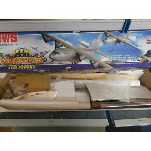 425 - Three large aeroplane kit model boxes. BOXES ONLY. - no model pieces inside, refer to photos! Sold a... 