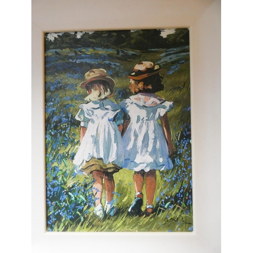 263 - Sherree Valentine Daines - Bluebell Meadow, Limited Edition Artist's Proof, monogrammed & numbered 1... 