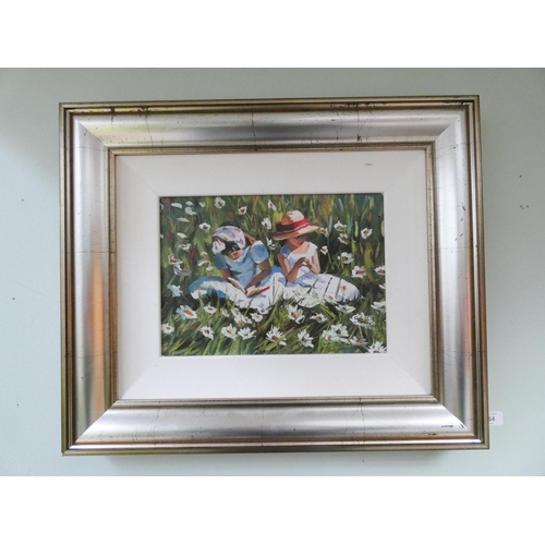 264 - Sherree Valentine Daines - Reading & Art. Limited Edition Print, monogrammed & numbered 73/195. Fram... 