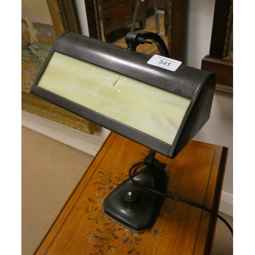 341 - A 1930's adjustable desk lamp