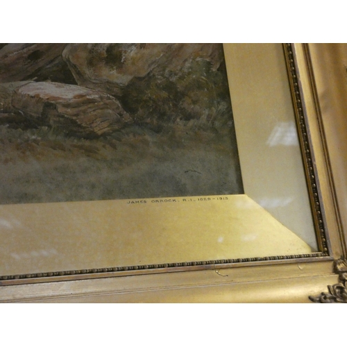 402 - A large late 19th century watercolour, framed and glazed by James Orrock (1829-1913) Beaumanor park ... 