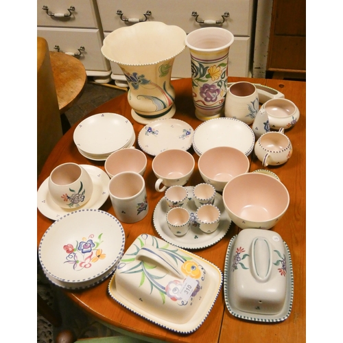 310 - A selection of assorted Poole Pottery pieces