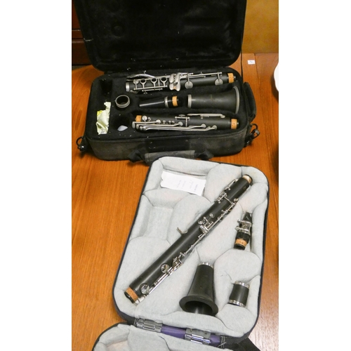 313 - Two clarinets in cases (as found)