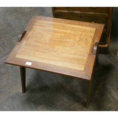 324 - A 1960's/1970's square Danish teak coffee table