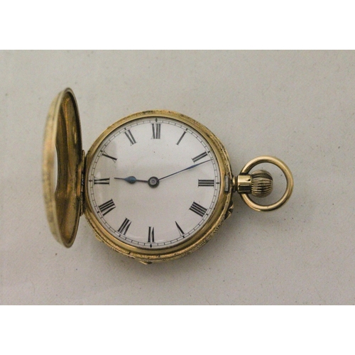 729 - A Victorian 18ct yellow gold top wind pocket watch, inner and outer cases marked 18k. Gross weight 5... 