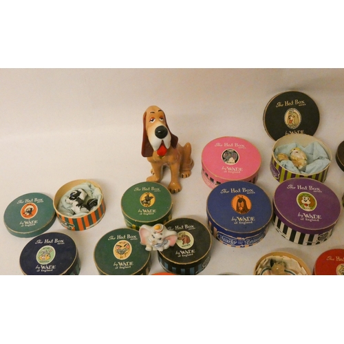 208 - A collection of Wade Hat Box series Disney cartoon characters.