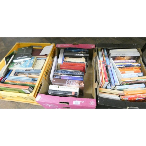 808 - Three boxes of assorted books