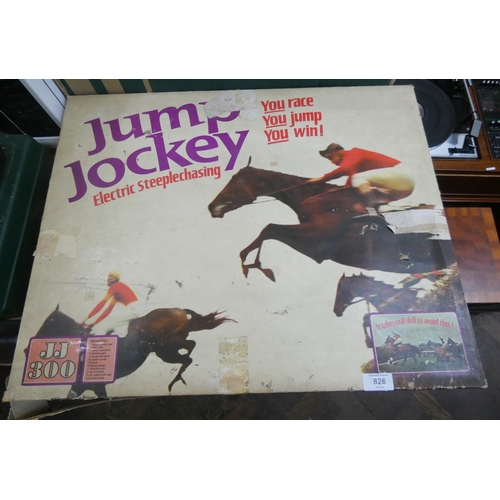 826 - A Jump Jockey electric steeplechase game