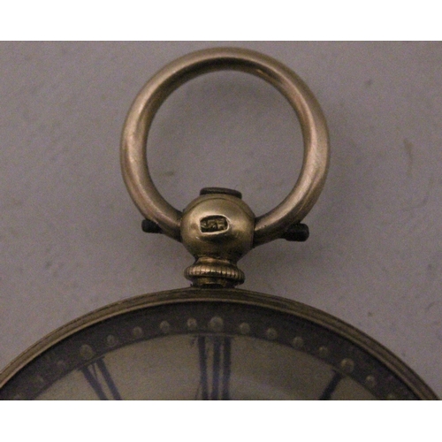 678 - A Victorian 18k outer cased open face pocket watch. Gross weight 38.2g