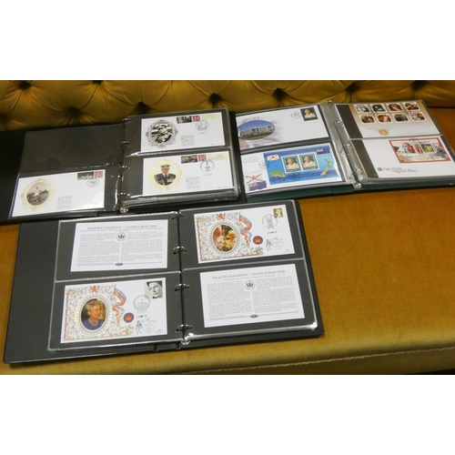 745 - Three albums of first day covers, over 180 in the lot approx.