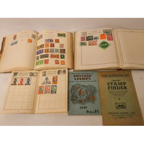 81 - A collection of various stamps in albums