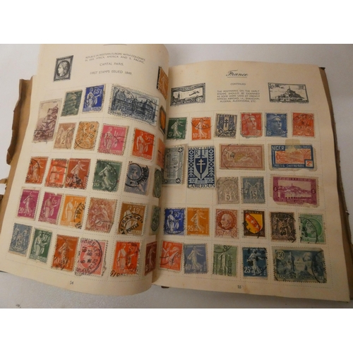 81 - A collection of various stamps in albums