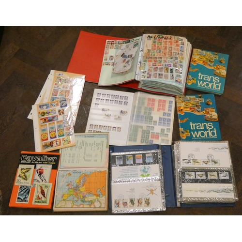 742 - A very large quantity of albums of world stamps, first day covers, some empty albums etc