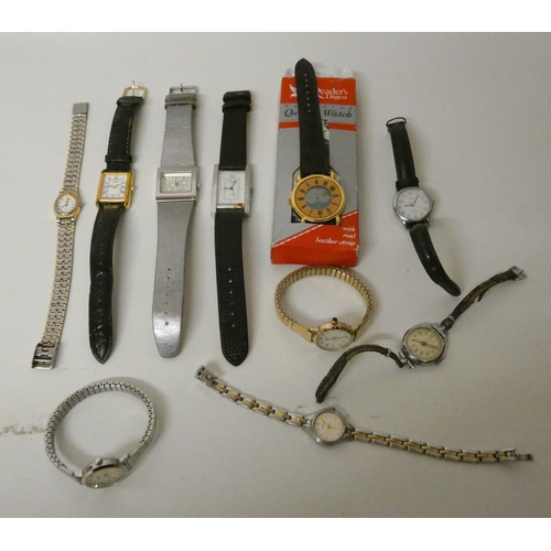 219 - A collection of assorted ladies wrist watches