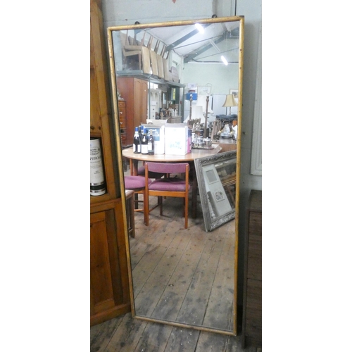 55 - A large gilt framed dressing mirror, 68