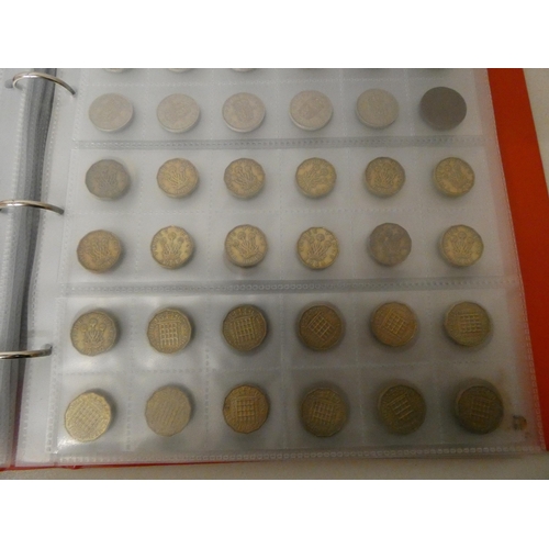 684 - Large collection of English & Foreign coins in an album, commemoratives & mint coins in presentation... 