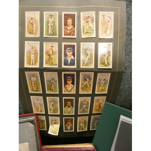 685 - Several albums of World stamps, First Day Covers, Cricketer cigarette cards, photographs and other c... 