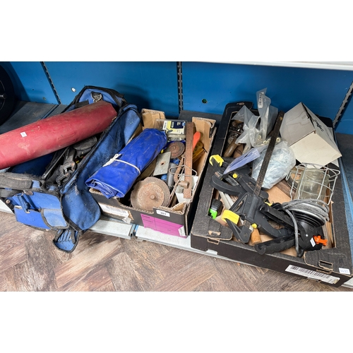 A tool box to include hand tools together with two other boxes of tool