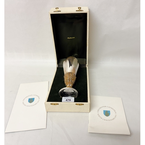 476 - Desmond Clen-Murphy for Aurum - parcel-gilt silver goblet, Limited edition number 290 of 600. Made b... 