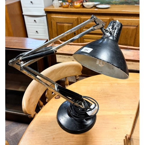 284 - An angle poised desk lamp