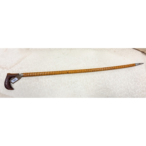 243 - A turned wooden sword stick