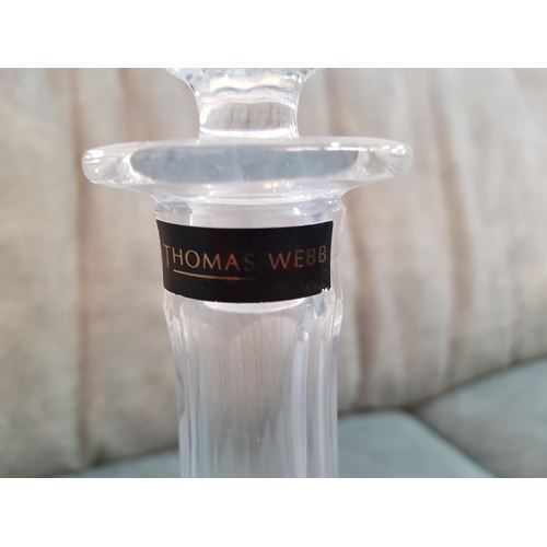 12 - Thomas Webb Crystal Ships Decanter with Stopper