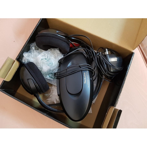 15 - Technics RF Wireless Stereo Headphone System in Box (Model: RP-WF920, 863 MHz)