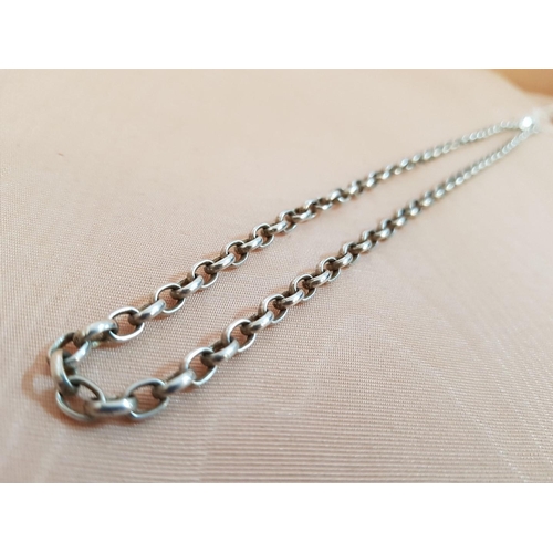 9 - Silver Chain Link Necklace