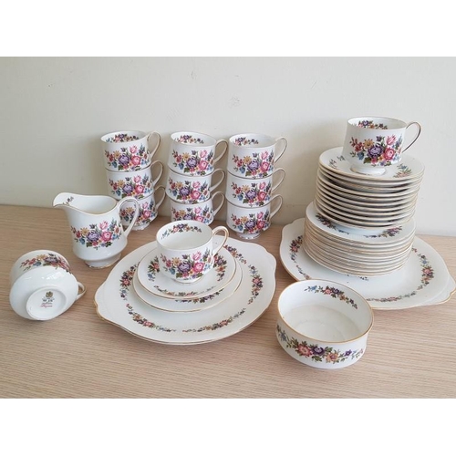 712 - Collection of Paragon 'Lavinia' Fine Bone China, England, Tea Cups, Saucers, Side Plate, Together wi... 