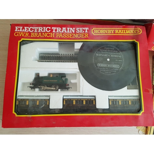 315 - Collection of Hornby 00 Guage Scale Model Trains and Box Sets; R.788 G.W.R Branch Passenger Set, R.7... 