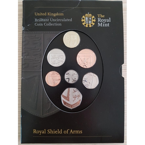 70 - Royal Mail Millennium Stamps and Coin in Pack, Together with Royal Mint uncirculated Coin Sets: Embl... 