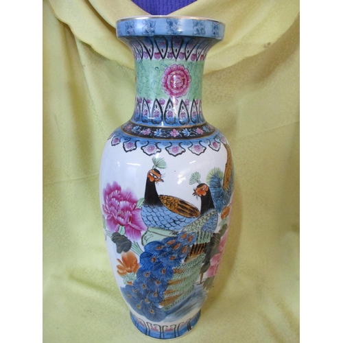 756 - Large Chinese Pattern Vase