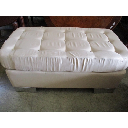 749 - Mini Beige Sofa Stool