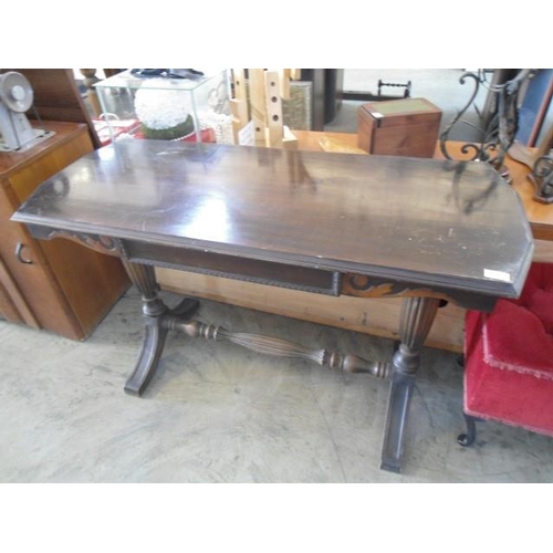 1028 - Antique Wooden Sofa Table