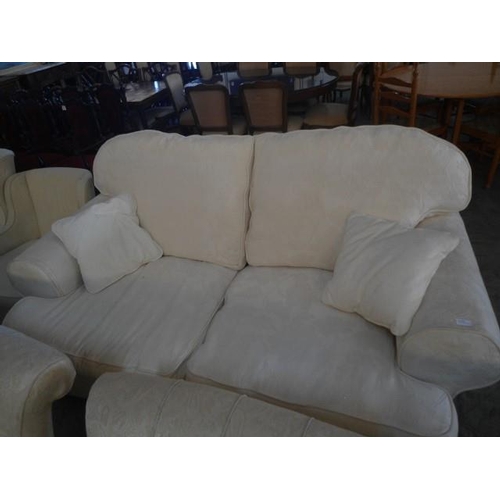 769 - Double White Sofa