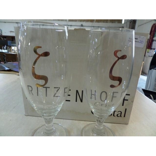 799 - Ritzenhoff Crystal Glasses x 6