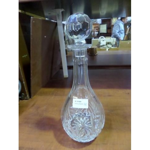 893 - Heavy Crystal Decanter