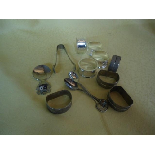 792 - Serviete Ring and Assortment of Collector Spoons