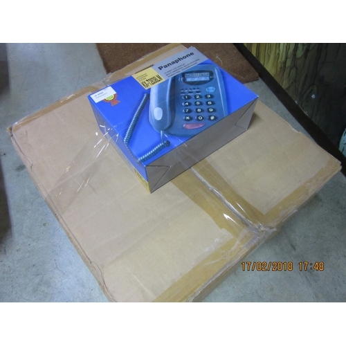 825 - Box of 20 x New Telephones with Display (Panaphone KX - T2838LM)